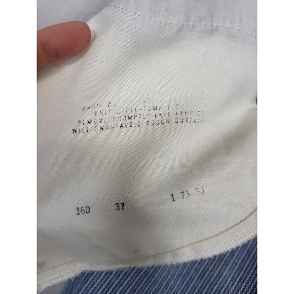 Vintage Levi's Gentleman's Jeans Men's Flare Pants Pinstripe Stripe 70's 32 x 29 - Picture 4 of 8